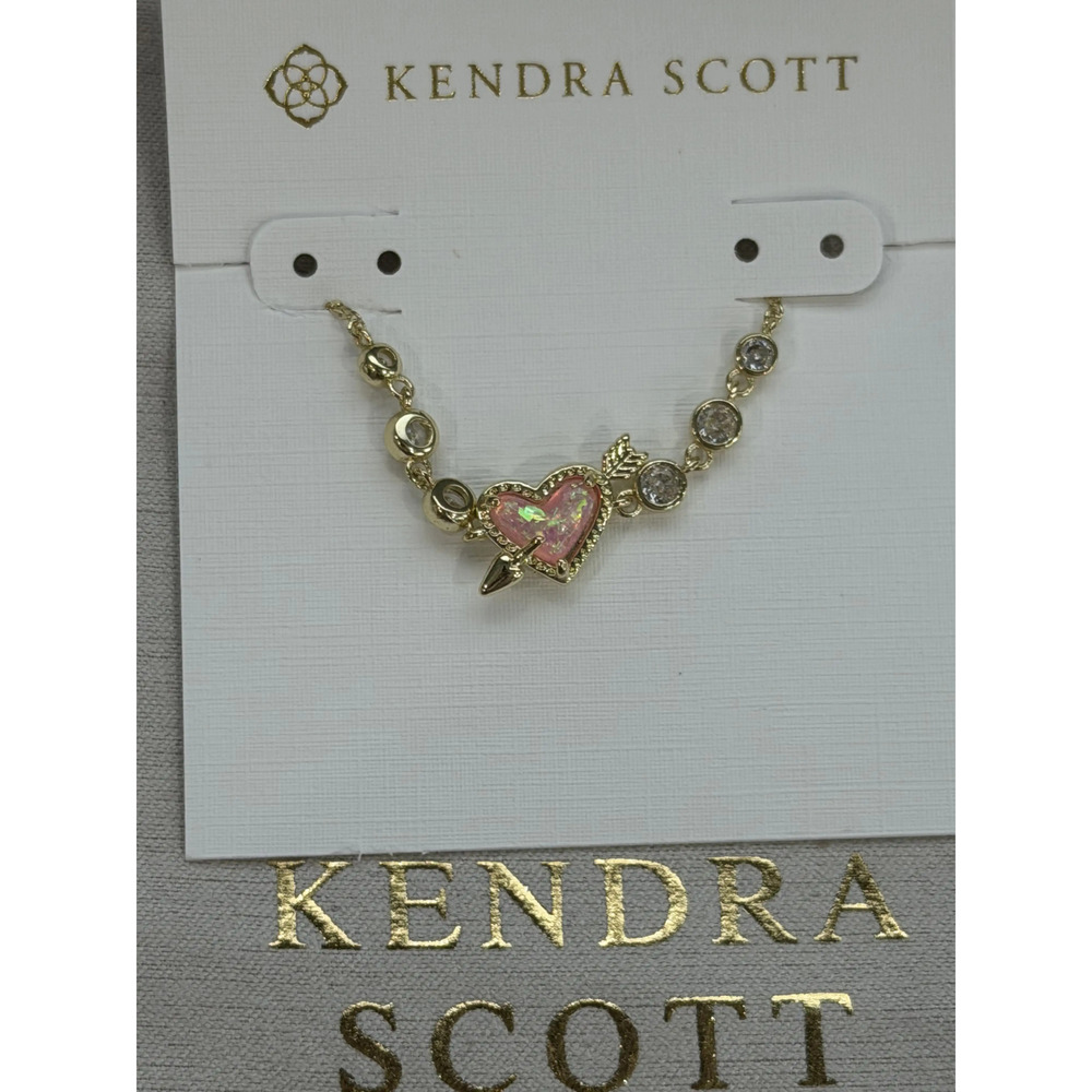 Kendra Scott Pink Heart Bracelet